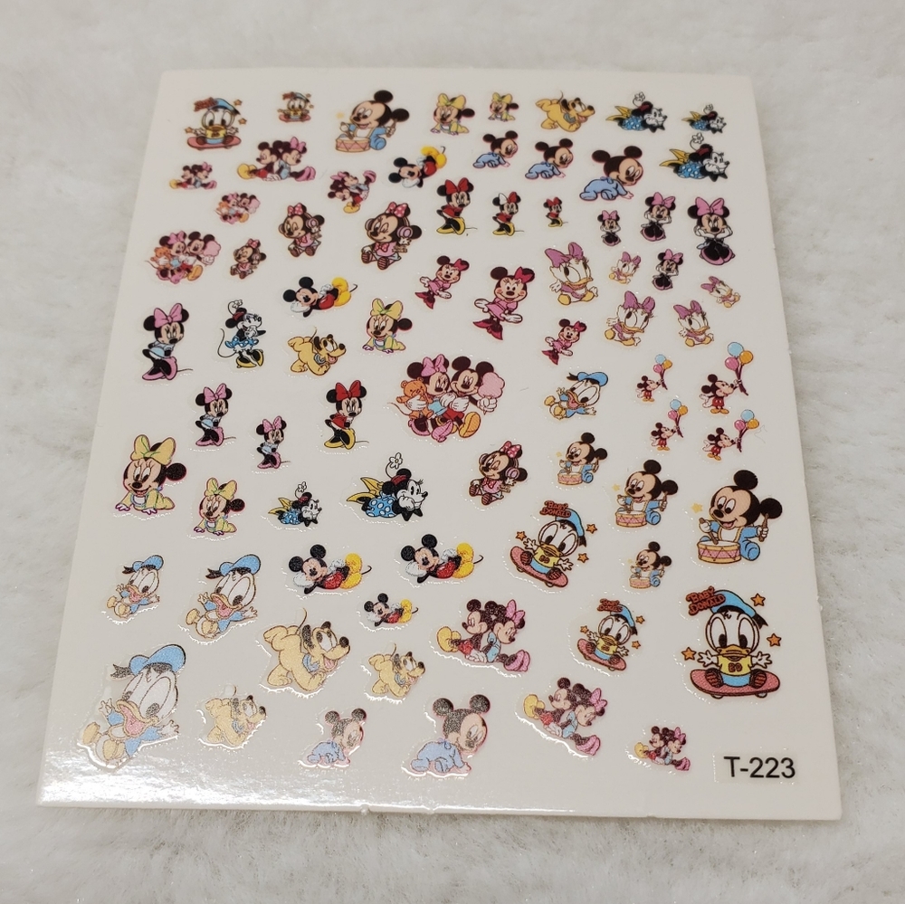 💖10 FOR 20💖New nail decals disney micky minnie